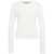 Kaos Fluffy knit pullover White