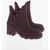 Burberry Rubber Marsh Pull-On Booties 8Cm Burgundy