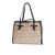 MARCELLA GIANNI CHIARINI FABRIC AND LEATHER BAG Beige