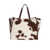 MARCELLA GIANNI CHIARINI FABRIC AND LEATHER BAG Brown