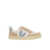 VEJA SMALL V-10 LACES CHROMEFREE LEATHER EXTRA-WHITE_STEEL_ALMOND SNEAKERS White