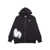 MSGM ZIP HOODIE BOY NERO/BLACK Black  