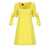 Pinko Pinko Short Dress "Verdicchio" YELLOW