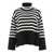 TOTÊME TOTEME "Signature Stripe" Turtleneck Sweater Black