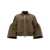 Sacai Sacai Nylon Cropped Bomber Jacket GREEN