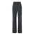 MSGM Grey Tailored Pants With Checked Pattern In Virgin Wool Woman GREY