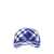 Burberry Burberry Check Motif Baseball Cap BLUE