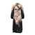 ZIMMERMANN Zimmermann Black And Pink Linen Dress Black