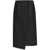 Diesel Diesel Midi Wrap Skirt Black