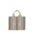 Chloe Chloé Woody Small Canvas And Leather Tote Bag GREY