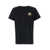 Balmain Black Crewneck T-Shirt With Logo Detail On The Front In Cotton Man Black