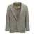 Brunello Cucinelli Brunello Cucinelli Check Single-Breasted Blazer GREEN