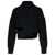 MM6 Maison Margiela Mm6 Maison Margiela Cut-Out Wool Blend Jumper Black