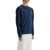 MAISON KITSUNÉ "Fox Head Patch Sweatshirt With INK BLUE