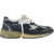 Golden Goose Running Dad Sneakers BLACK/SILVER/ICE