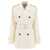 Burberry Burberry Cotton Belted Jacket WHITE