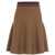 No Name Skirt with retro pattern 'Muffy' Brown