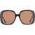 Gucci Low Bridge Rectangular Glasses BLACK