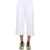 Stella McCartney Pantalone Con Ricamo Logo WHITE