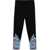 Marcelo Burlon Blue Birds Wings Leggings BLACK