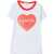 Lanvin T-Shirt Con Cuore BLUE