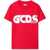 GCDS Jersey T-Shirts Boy RED