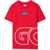 GCDS Jersey T-Shirt Boy RED