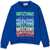 Moschino Felpa In Cotone Con Logo BLUE