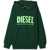 Diesel Logo Over Felpa GREEN