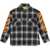 Off-White Camicia A Quadri BLACK