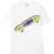 Lanvin T-Shirt Stampa Skateboard WHITE