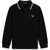 Fred Perry Twin Tipped Ls Polo Shirt BLACK