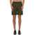 MSGM Cupro Bermuda Shorts GREEN