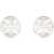 Tory Burch "Miller" Stud Earrings SILVER