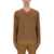 Hugo Boss CAMEL Knit With Aran Stitch Work BEIGE