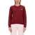 MAISON KITSUNÉ "Fox Head" Sweatshirt BORDEAUX