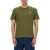 MAISON KITSUNÉ "Chillax Fox" T-Shirt MILITARY GREEN