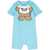 Moschino Romper With Giftbox BLUE