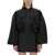 Nina Ricci Satin Bomber Jacket BLACK