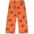 Bobo Choses Big Cat All Over Woven Pants ORANGE