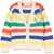 Bobo Choses Bobo Choses Multicolor Stripescardigan GREEN