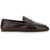 Ferragamo Moccasin Ornament Gancini BROWN