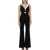 Moschino Crepe Jumpsuit House Symbols !?! BLACK