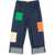 Bobo Choses B.c Color Block Patch Denim Pants BLUE