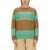 Ganni Cable-Knit Sweater GREEN