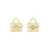 Marc Jacobs "The Tote Bag Stud" Stud Earrings GOLD