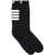 Thom Browne 4Bar Socks. BLACK