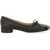 MM6 Maison Margiela Leather Ballerina BLACK