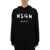 MSGM Sweatshirt With Brushed Logo BLACK