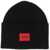 Hugo Boss Beanie Hat With Logo BLACK